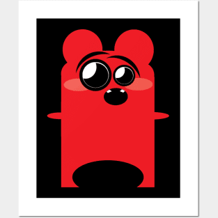 Red Guy Posters and Art